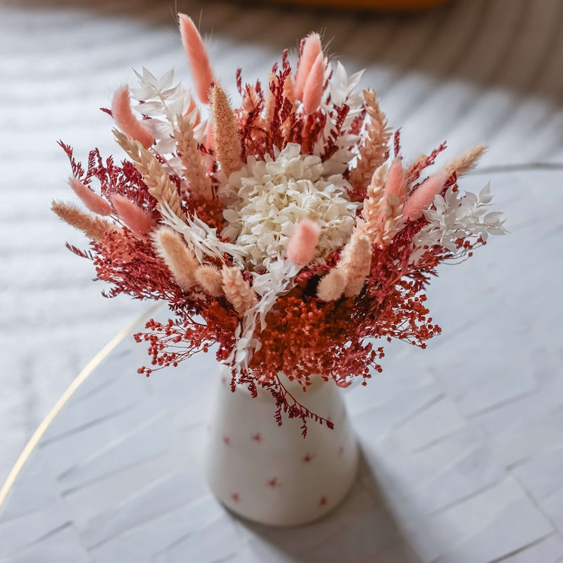 Bouquet fleurs séchées et stabilisées Basile