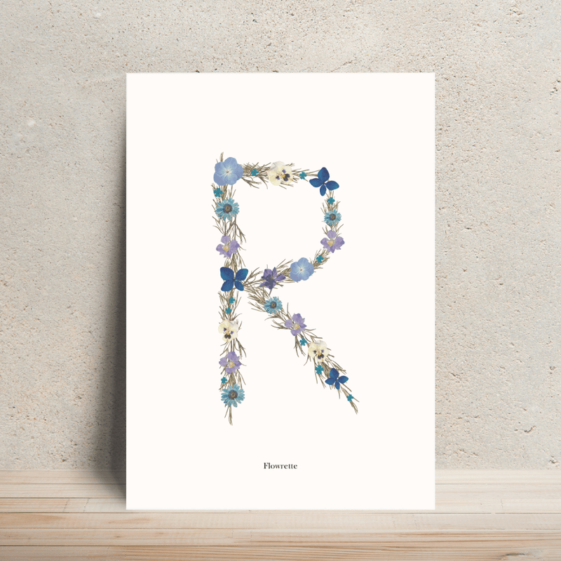 affiche-A4-herbier-lettre-flowrette-bleue