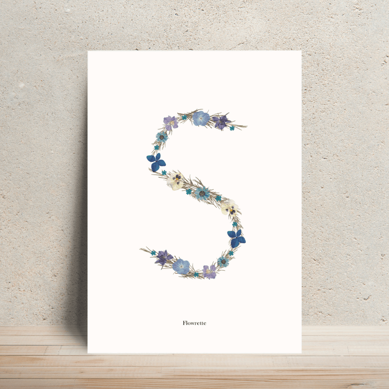 affiche-A4-herbier-lettre-flowrette-bleue