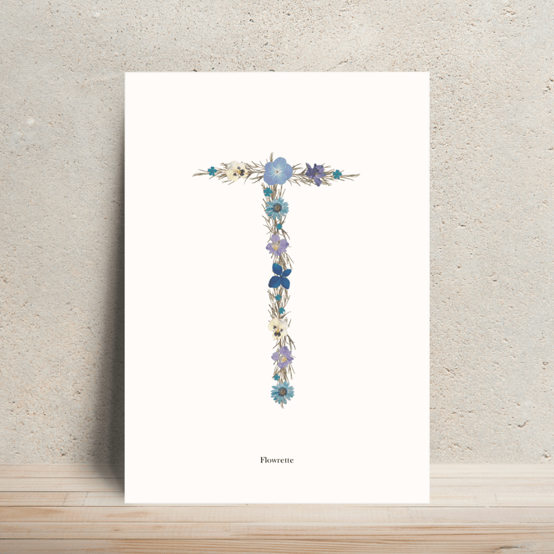 affiche-A4-herbier-lettre-flowrette-bleue