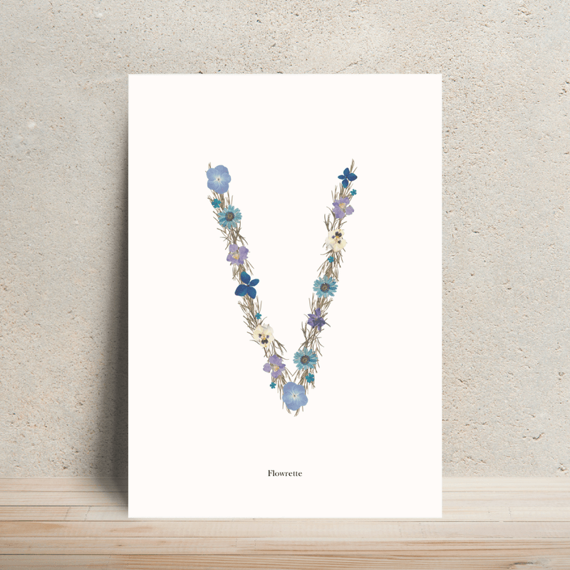 affiche-A4-herbier-lettre-flowrette-bleue