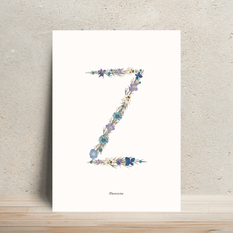 affiche-A4-herbier-lettre-flowrette-bleue