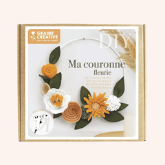 Kit DIY ma couronne fleurie en papier