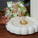 Bague Marguerite en acier inoxydable plaqué or, bijou floral artisanal élégant - Flowrette