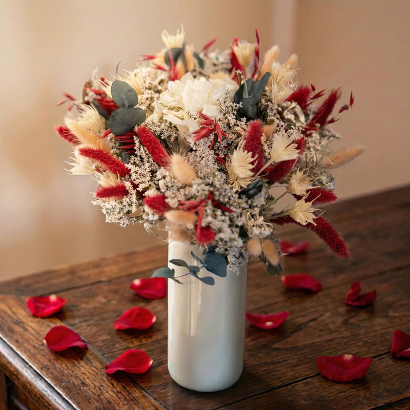 Saint Valentin bouquet de fleurs séchées Flowrette