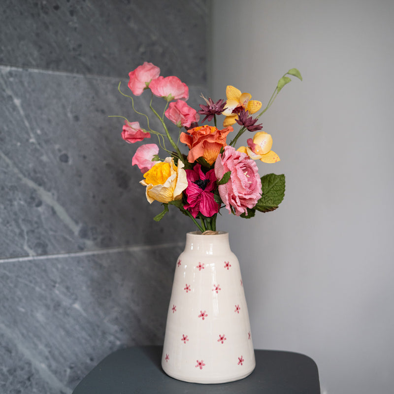 Bouquet of paper flowers Molière