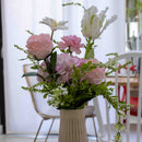 Bouquet Catherine fleurs artificielles, composition florale réaliste, déco intérieure, sans entretien