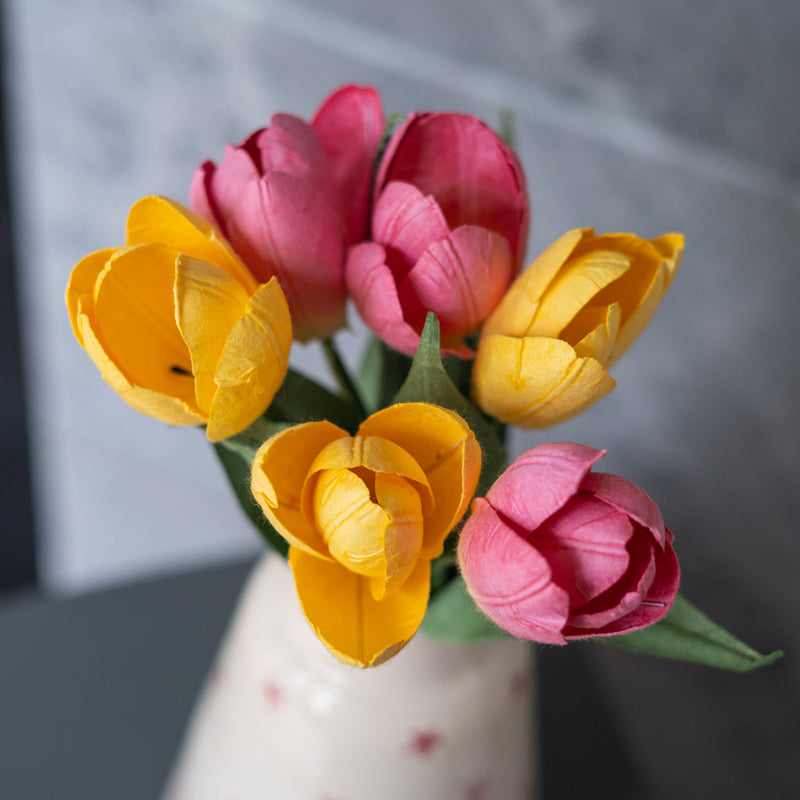 Bouquet de tulipes en papier