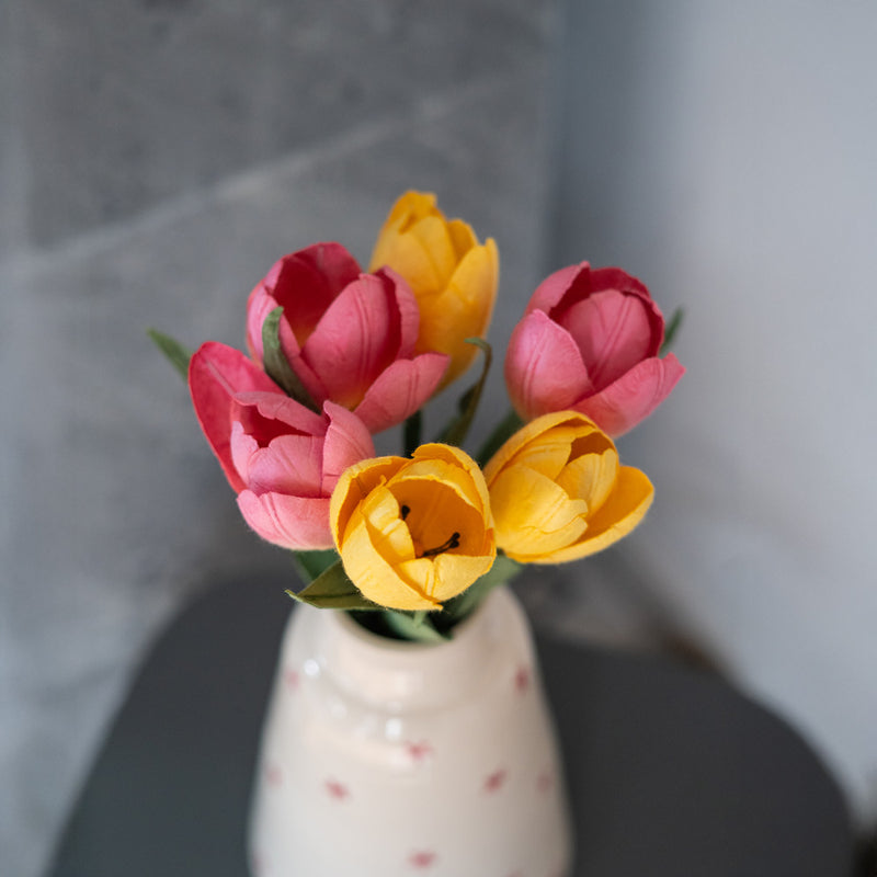 Bouquet de tulipes en papier