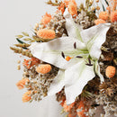 Bouquet mixte Musset, vue d'ensemble fleurs séchées et papier - Flowrette