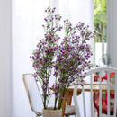 Gypsophile mauve artificielle à la tige x3, fausse fleur délicate, déco florale intérieure