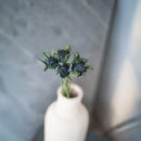 Chardon en papier bleu