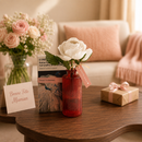 Coffret Cueillette Gourmande, vue du coffret ouvert avec son contenu - Flowrette
