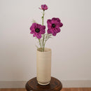Cosmos artificiel fuchsia, détail du cœur et des pétales - Flowrette