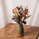 Bouquet Mahé, détail des épis de blé et fleurs séchées - Flowrette
