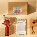 Coffret cadeau la Meilleure Maîtresse avec bouquet de fleurs en papier - Flowrette