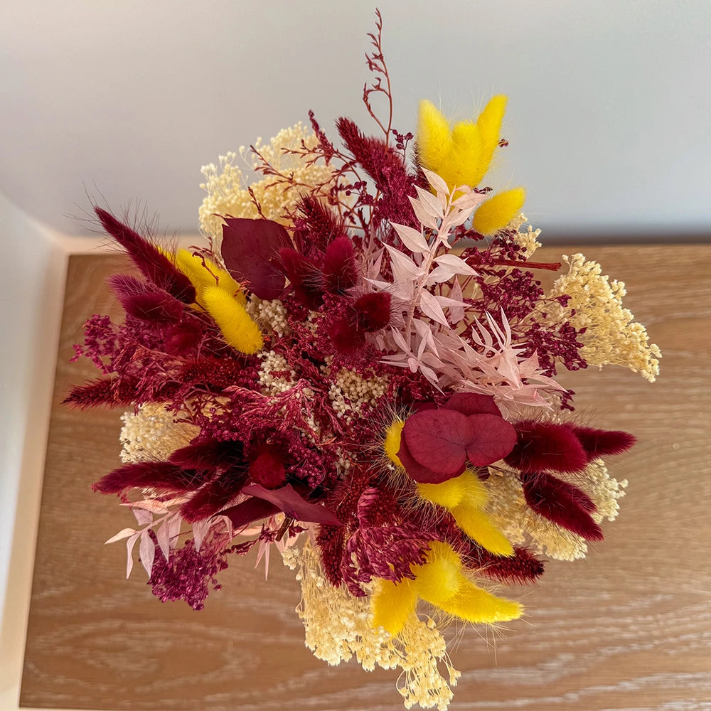 Bouquet fleurs séchées et stabilisées Blaise