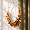 Kit diy couronne murale Verlaine - fleurs séchées- Flowrette