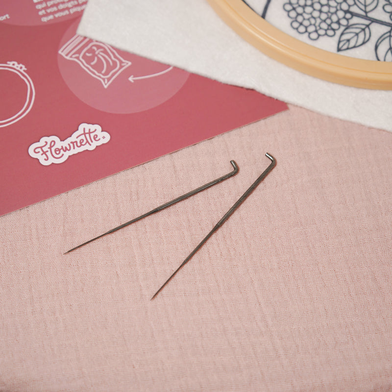 Kit DIY feutrage à l'aiguille Hortensia - Flowrette