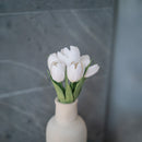Mini tulipe en papier blanc