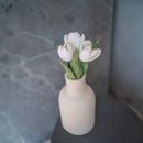 Mini tulipe en papier blanc