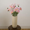 Pavot artificiel rose, vue d'ensemble de la tige fleurie - Flowrette