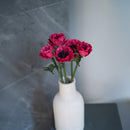 Petite anémone en papier fuchsia