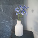 Pois de senteur en papier bleu