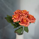 Rose Lady en papier orange
