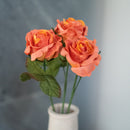 Rose Lady en papier orange