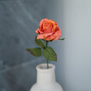 Rose Lady en papier orange