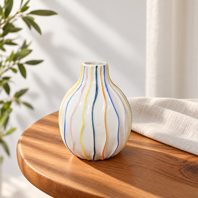 Vase Hardy - Vase boule en céramique - Flowrette