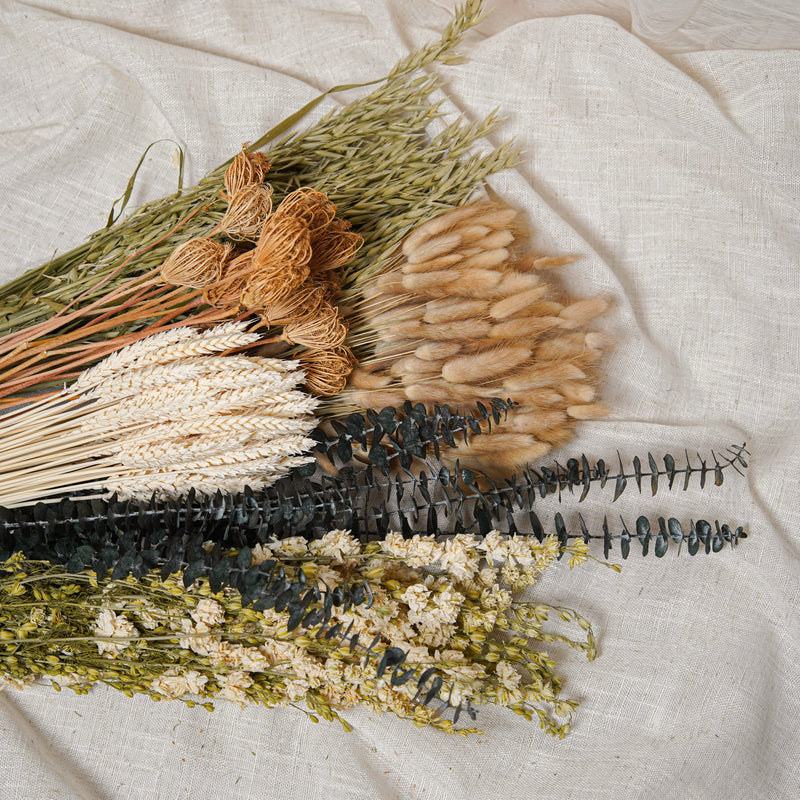 Assortiment de bottes de fleurs séchées naturelles - Flowrette — visuel 3