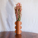 Pink delphinium boot