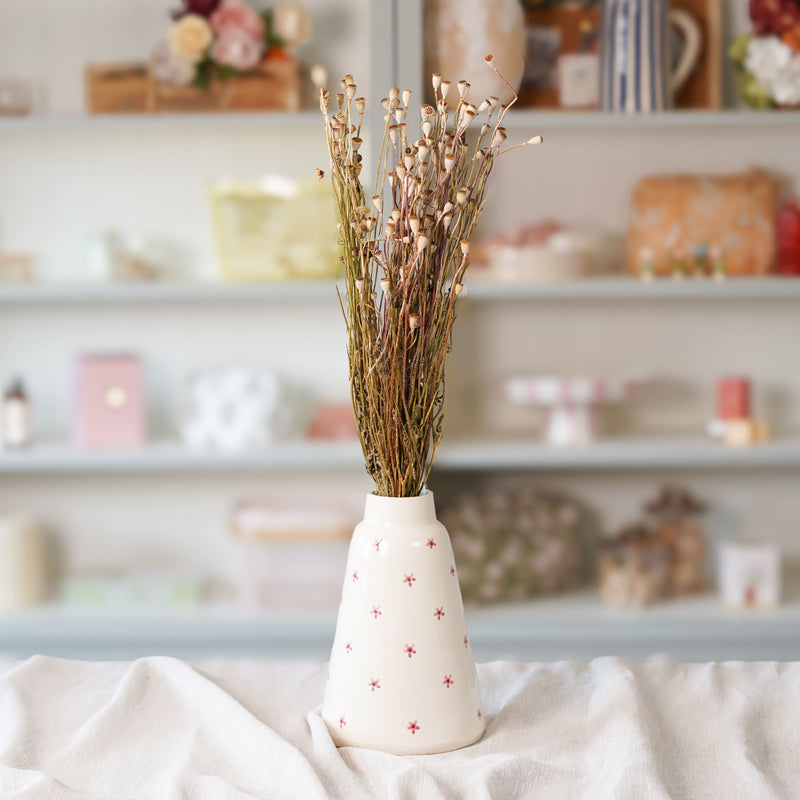 Botte de mini pavots naturel séchés en bouquet de fleurs séchées Flowrette