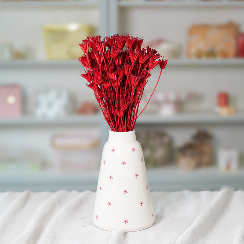 Botte de nigelle orientalis rouge séchée en bouquet de fleurs séchées Flowrette