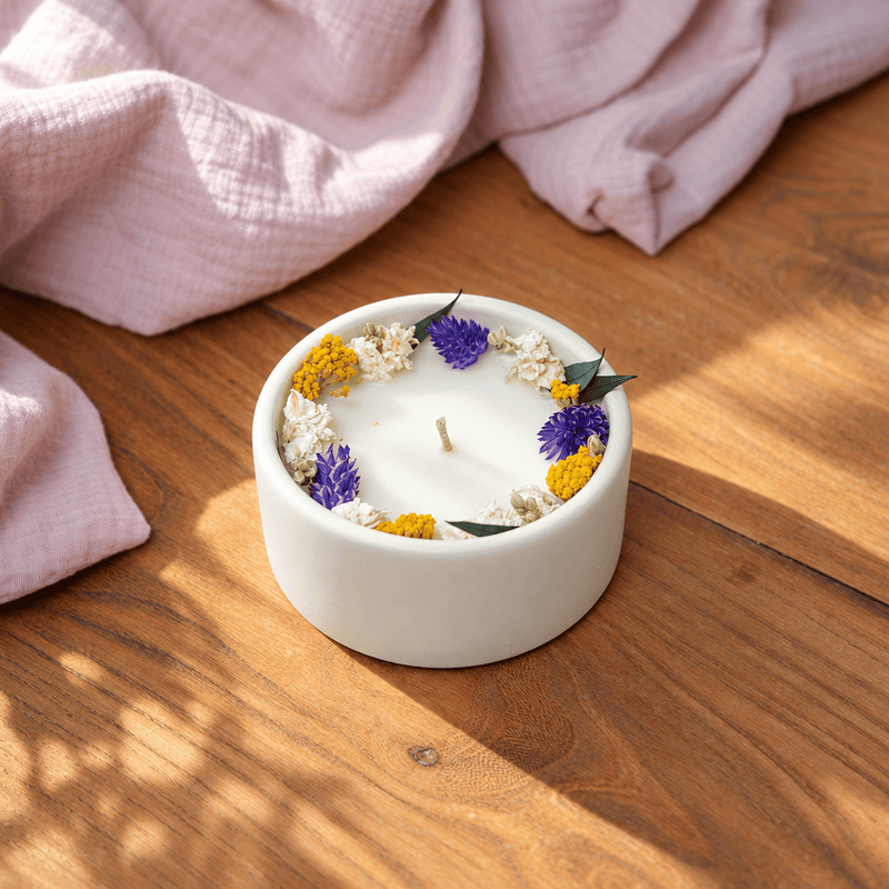 Bougie fleurie figue - Flowrette