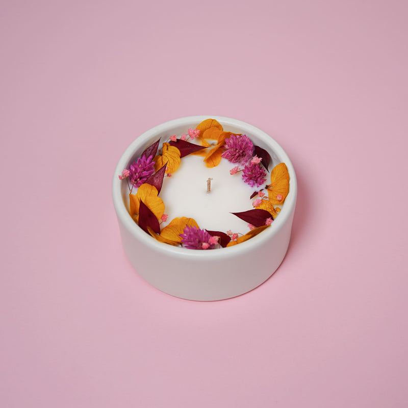 Bougie fleurie Mirabelle - Flowrette