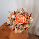Bouquet mixte Apollinaire, composition florale de fleurs en papier et séchées - Flowrette