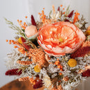 Bouquet mixte Apollinaire, composition florale de fleurs en papier et séchées - Flowrette
