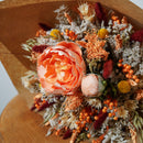 Bouquet mixte Apollinaire, composition florale de fleurs en papier et séchées - Flowrette