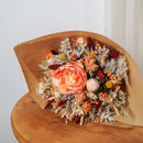 Bouquet mixte Apollinaire, composition florale de fleurs en papier et séchées - Flowrette
