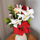 Bouquet de fleurs artificielles Célestine, composition florale élégante - Flowrette
