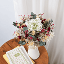Bouquet mixte Colette, composition florale de fleurs en papier et séchées - Flowrette