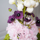 Bouquet de fleurs artificielles Apolline champêtre Flowrette pour décoration d'intérieur