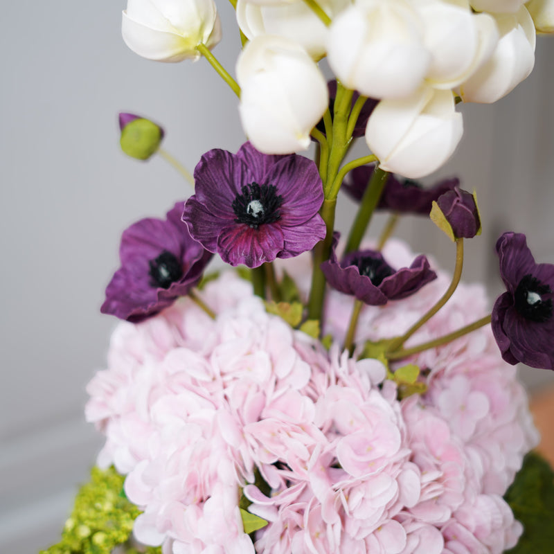 Bouquet de fleurs artificielles Apolline champêtre Flowrette pour décoration d'intérieur