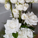Bouquet de fleurs artificielles Blanche Flowrette pour décoration d'intérieur