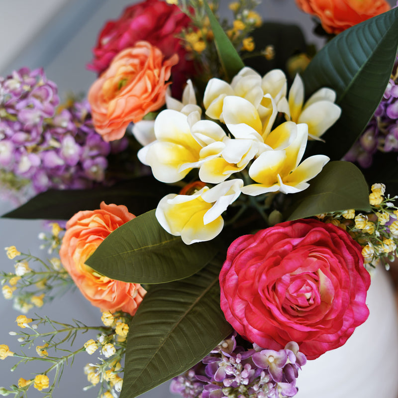 Bouquet de fleurs artificielles Roxane Flowrette pour décoration d'intérieur