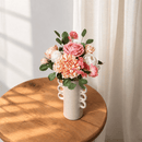 Bouquet fleurs en papier Bazille