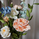 Bouquet fleurs en papier Hokusai